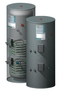 SunFlow® DUAL COIL MAINS PRESSURE STAINLESS STEEL WATER TANKS